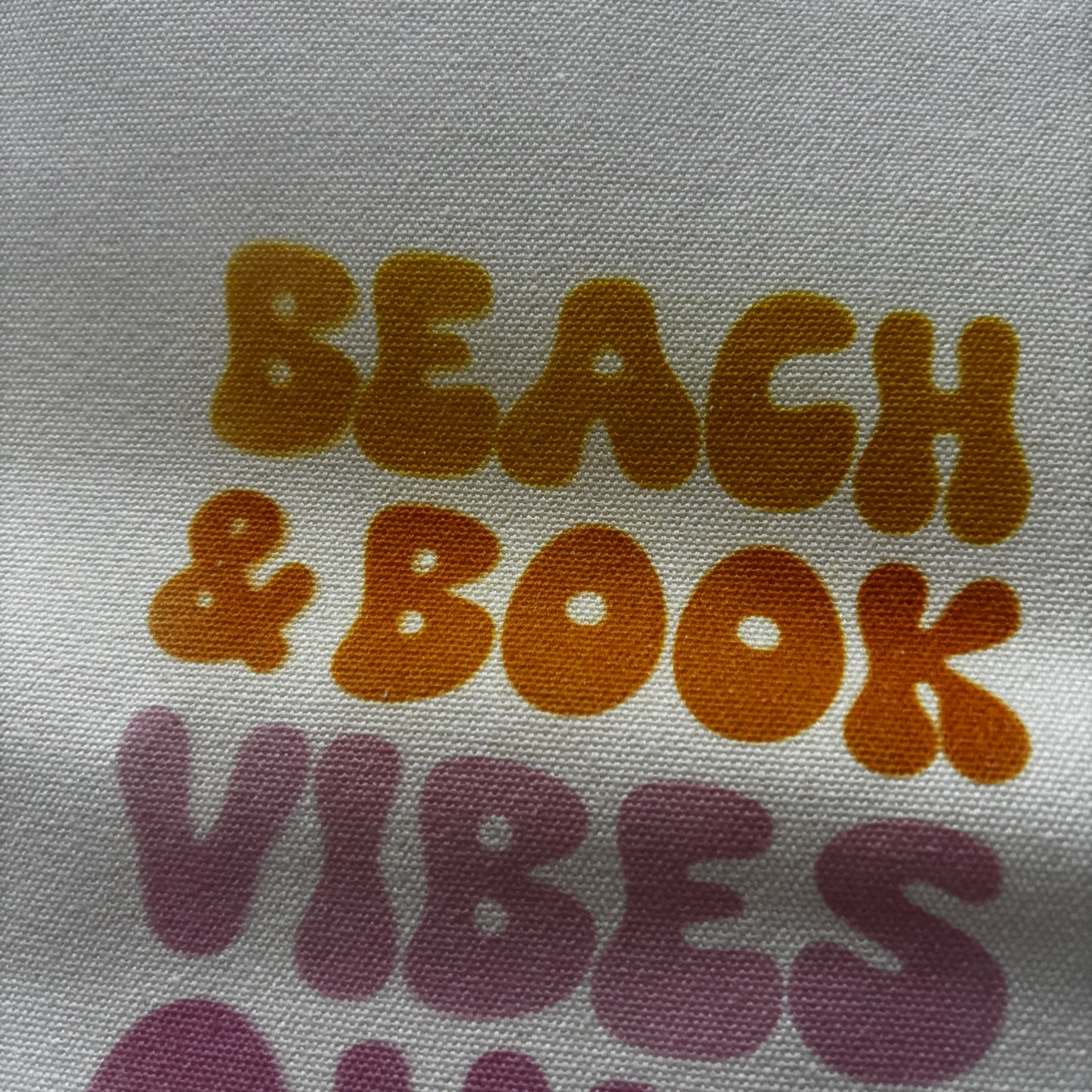 Book vibes tote bag - imperfect