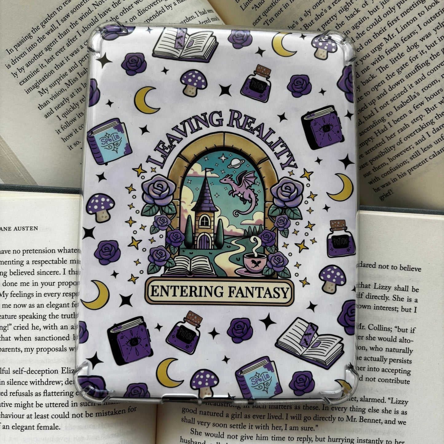 Leaving reality entering fantasy kindle insert