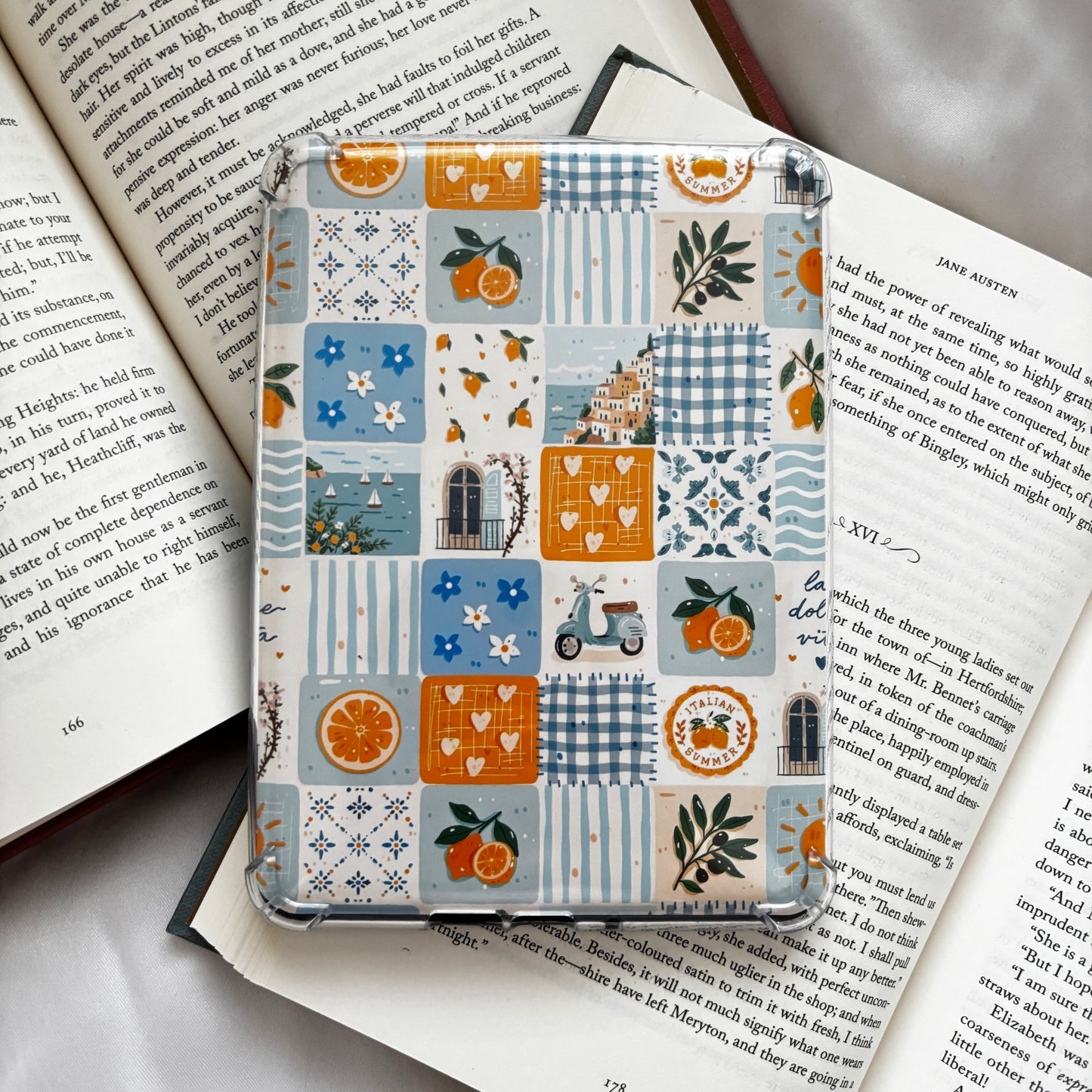 Orange summer kindle insert