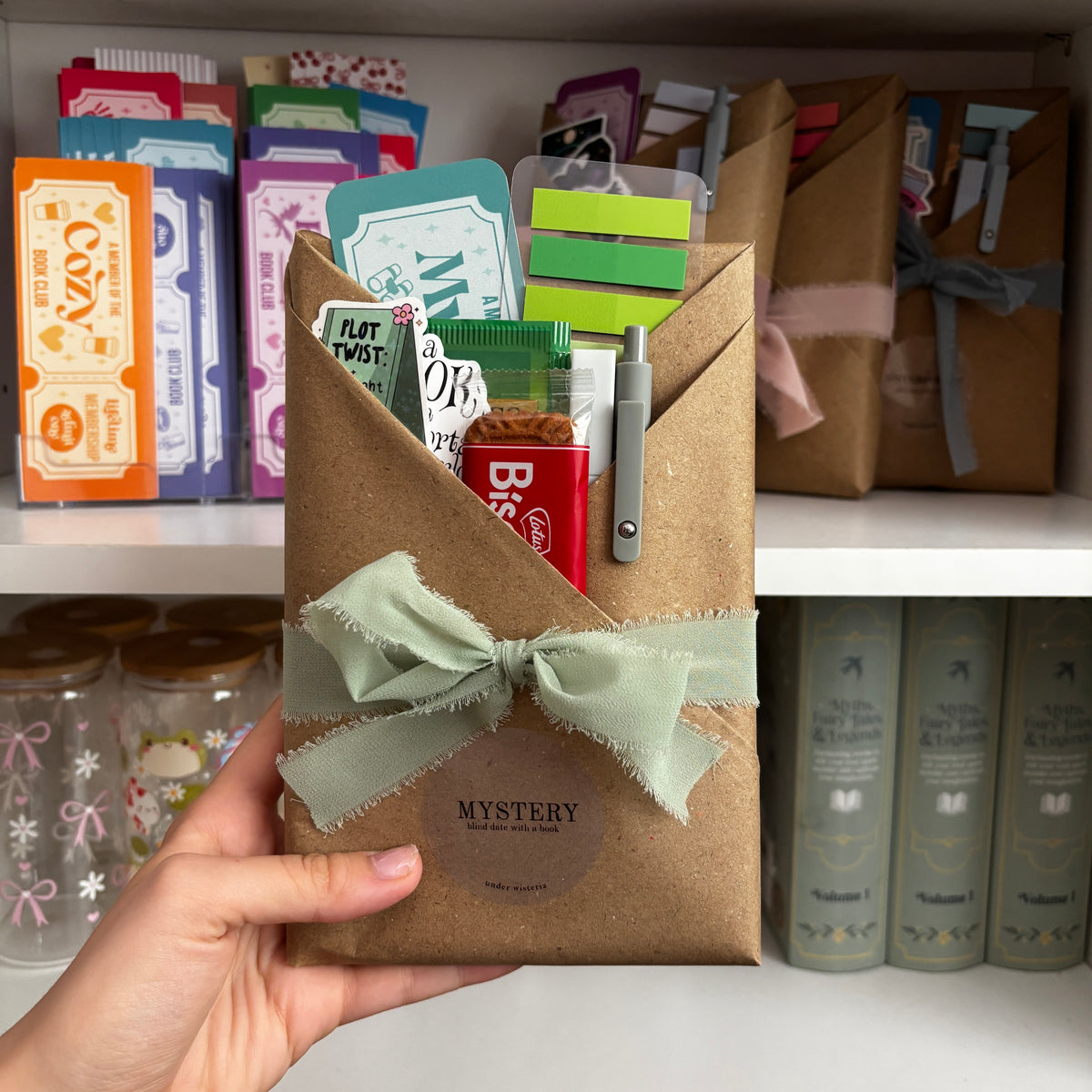 Mystery blind date with a book