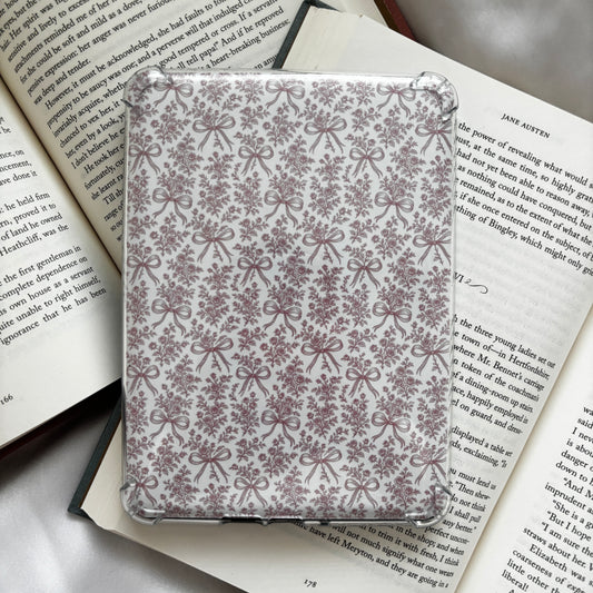 Pink bow kindle insert