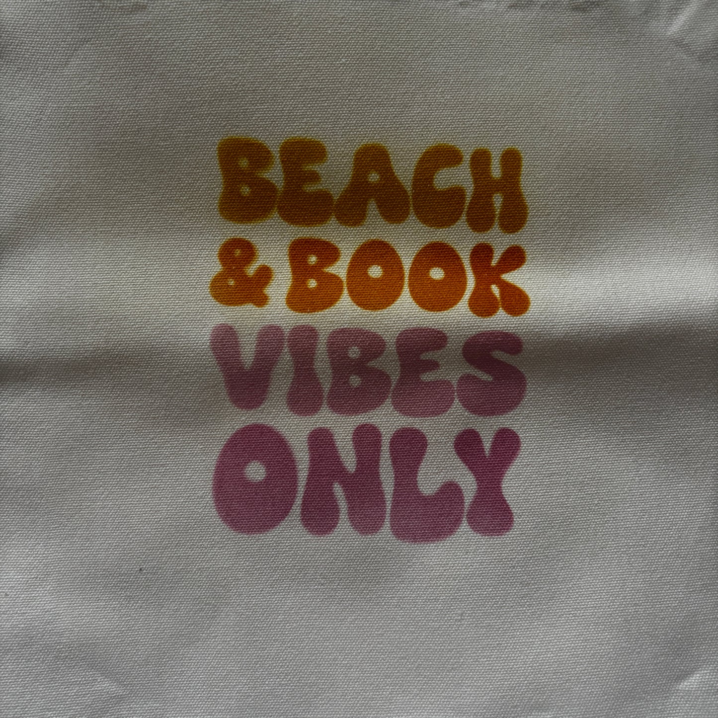 Book vibes tote bag - imperfect