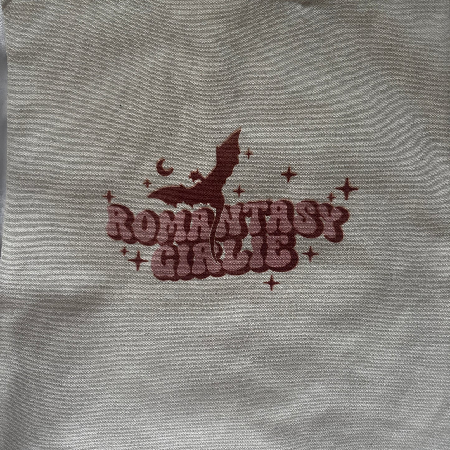 Romantasy girlie tote bag - imperfect