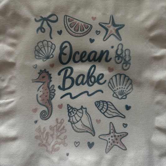 Ocean babe tote bag - imperfect