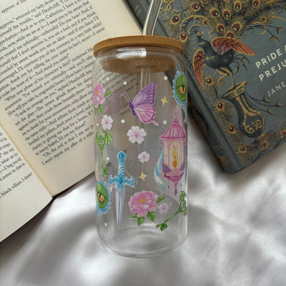 Dragon & Fae glass cup