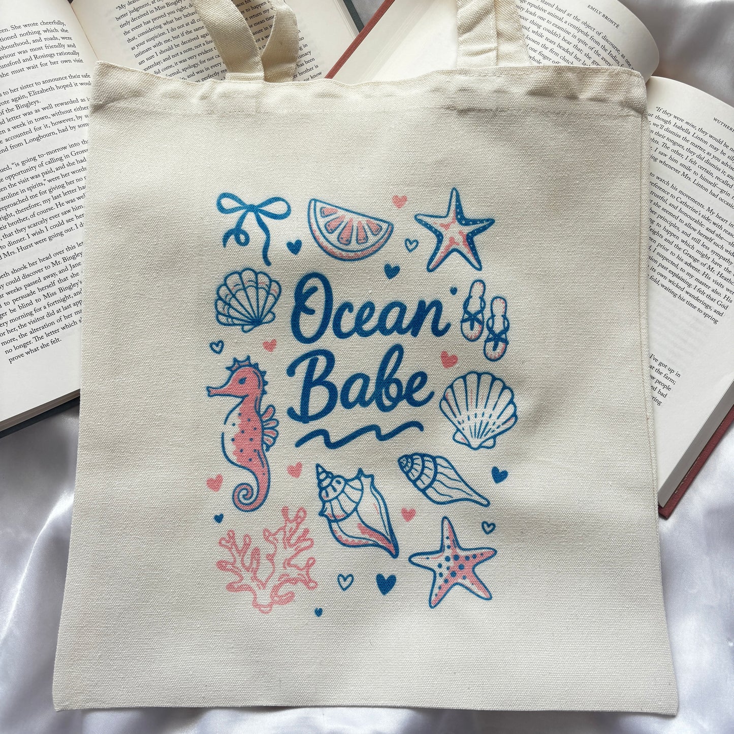 Ocean babe tote bag