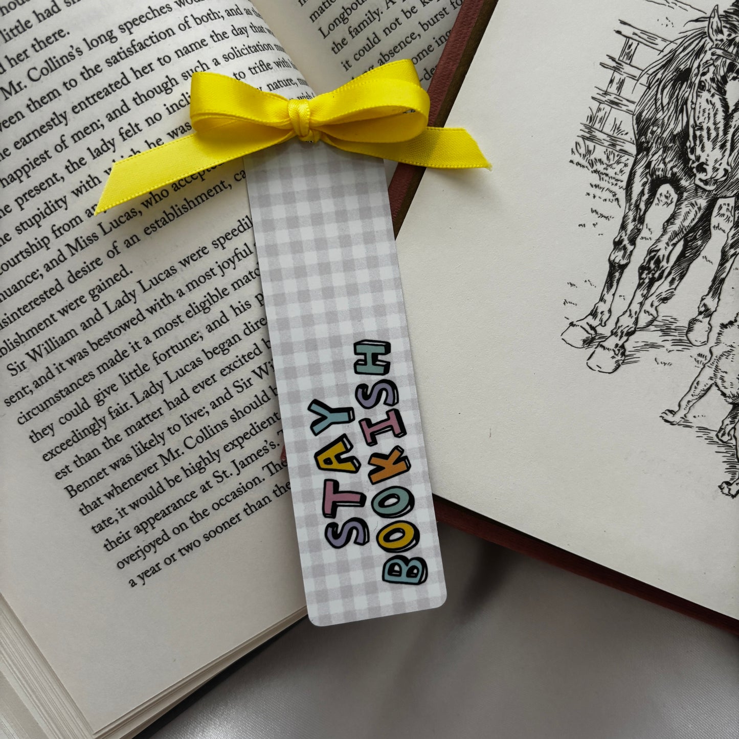 Stay bookish mini bookmark