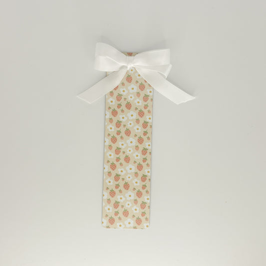 strawberry mini bookmark