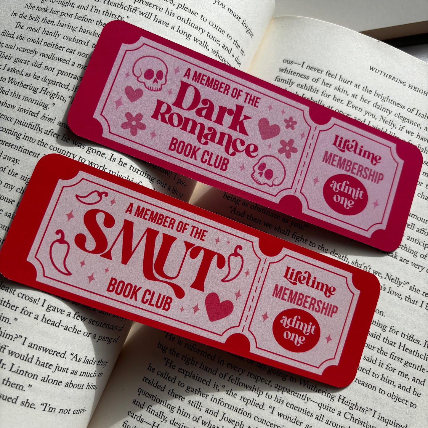 Book club bookmarks