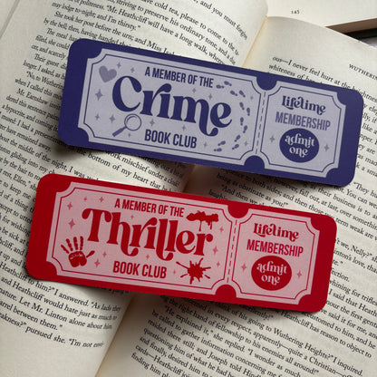 Book club bookmarks