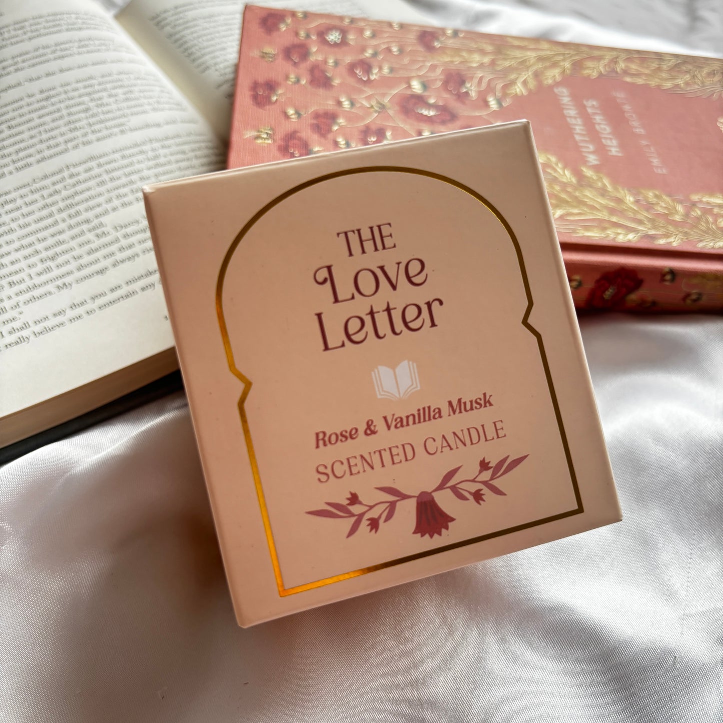 The love letter candle - rose & vanilla musk