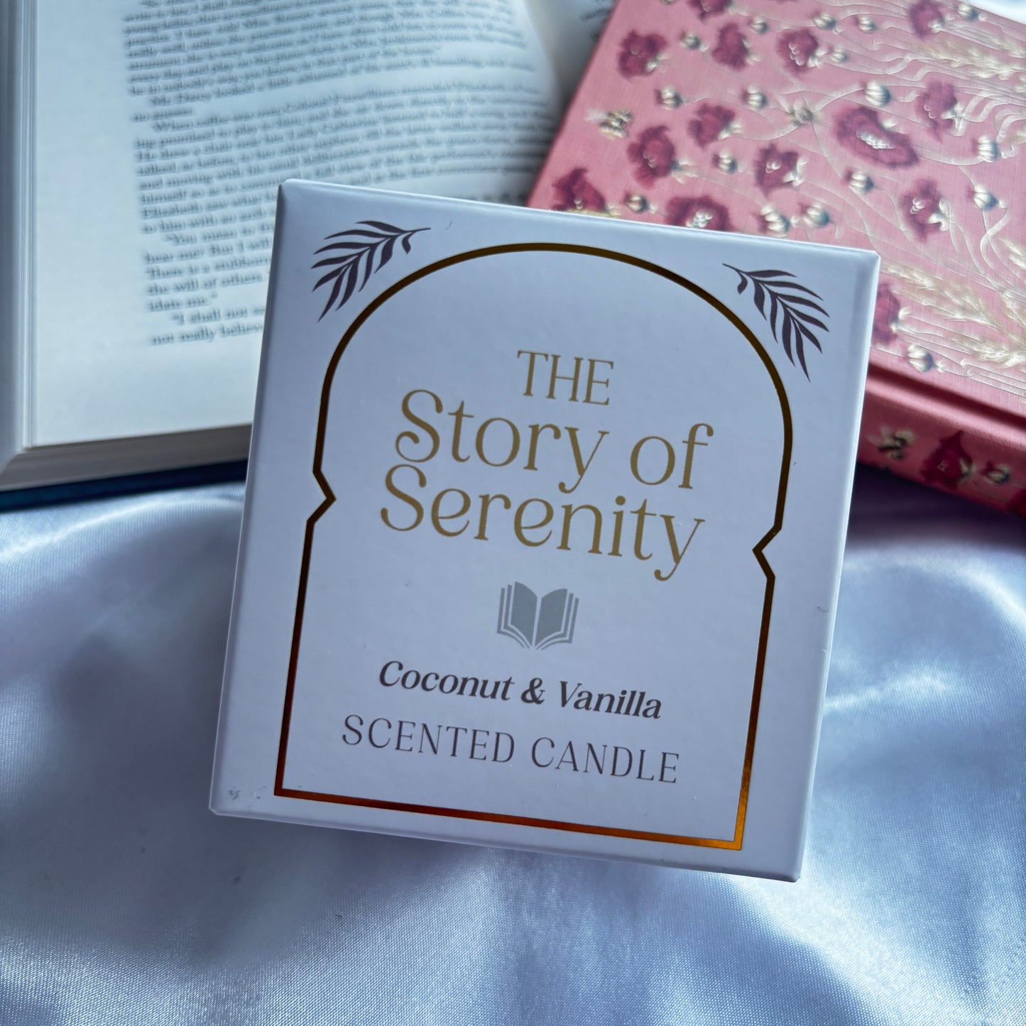 The story of serenity candle - coconut & vanilla