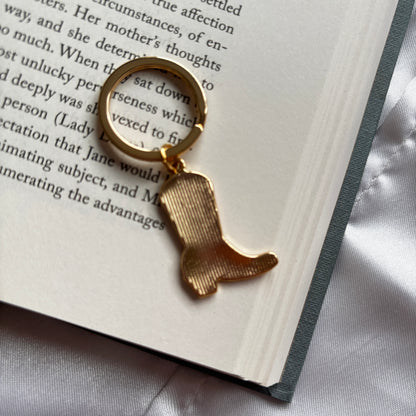 Cowboy boot keyring