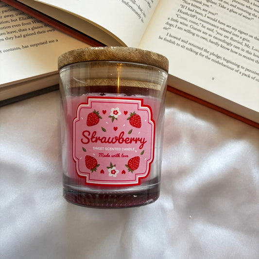 Strawberry candle