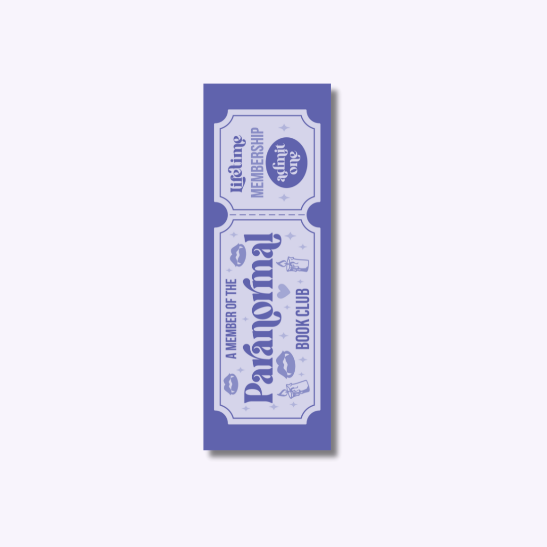 paranormal book club bookmark