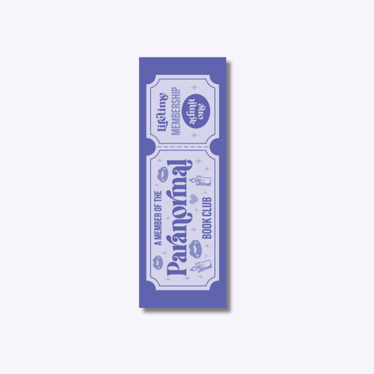 paranormal book club bookmark